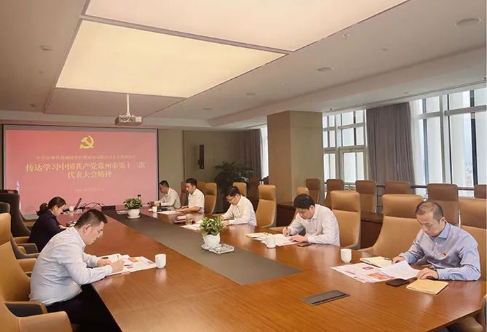 科教城集團(tuán)黨總支傳達(dá)學(xué)習(xí)貫徹市第十三次黨代會(huì)精神